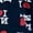 Black, variant on I Love New York All Over Printed Adult Pajamas Navy Heather M