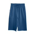 thumbnail image 4 of Wutalume Women's Fashion Casual Loose Solid Color Capri Pants with Front and Back Pockets Summer Beach Vacation,Navy M, 4 of 5