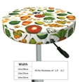 thumbnail image 2 of lemon fruits vegetables Round Bar Stool Seat Covers, Elastic Round Chair Cover Stool Seat Slipcover Bar Stool Cushions Round Pad for 12-14 inch, 2 of 5