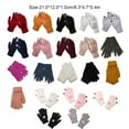 thumbnail image 4 of Guantes de invierno sweethay para mujer antideslizante tejido rosa, 4 of 6