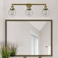 thumbnail image 4 of Innovations Lighting 205-S-6 Beacon Beacon 3 Light 30" Wide Vanity Light - Brass, 4 of 5