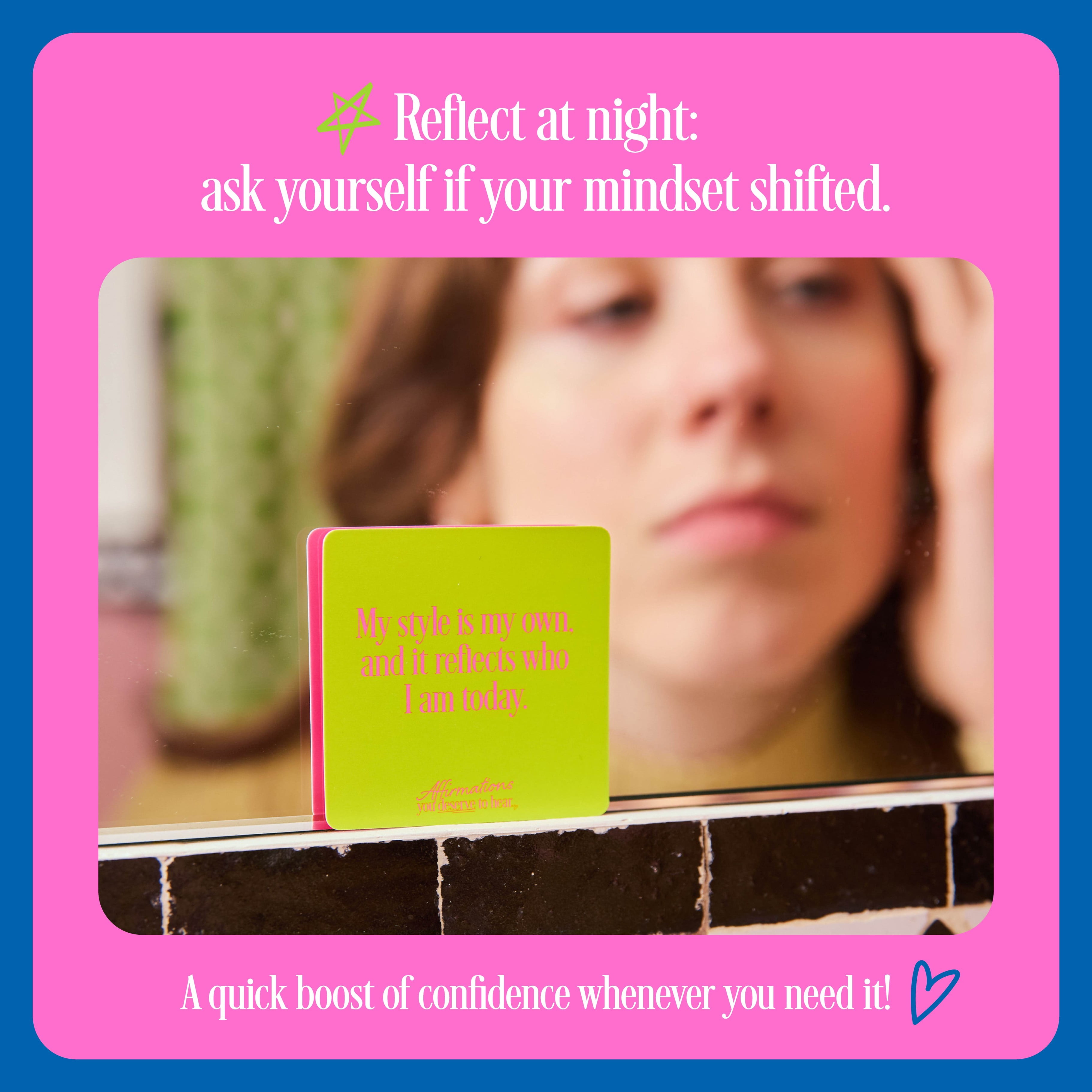 Affirmations You Deserve to Hear by Relatable, 100 Daily Affirmation Cards, Gifts for Women