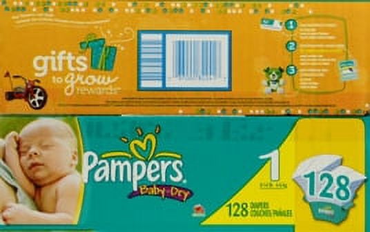 Pampers - Baby Dry Diapers, Super Pack (Choose Your Size)