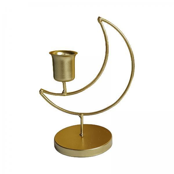 Paquete de 2-4 portavelas cónicos Candelabro Candelabro Soporte de hierro Adorno de 2 piezas Sunnimix Porta vela