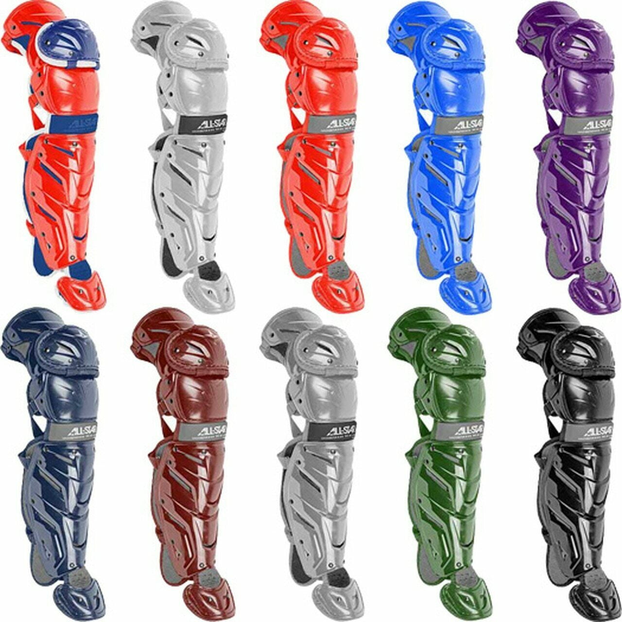 Protège-jambes All-Star Top Star – Jeune Taille 9-12 – Baseball – Marine