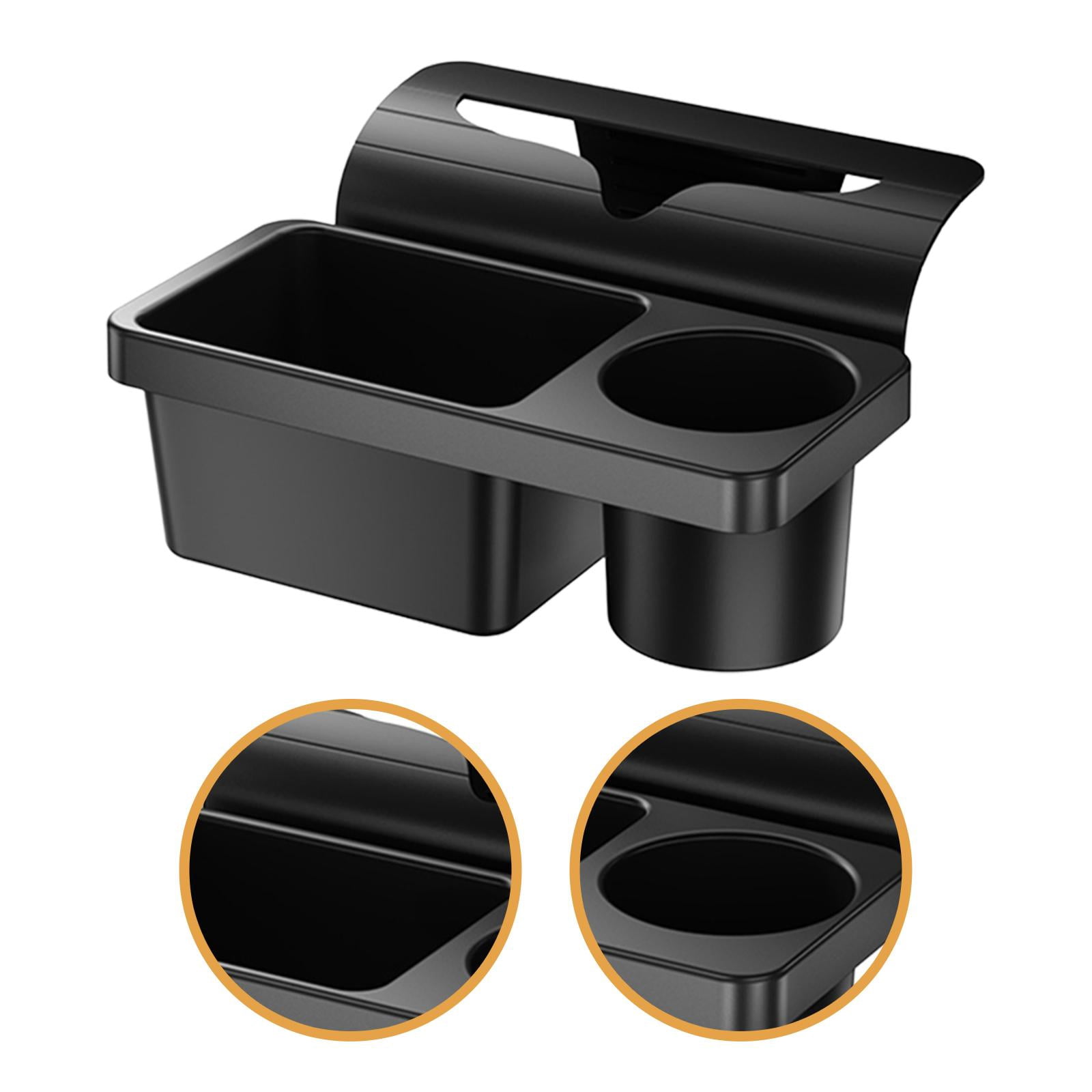 Hanging Car Door Cup Holder Window Organizer Tray Plastic Material Multiuse for Car Interior Use