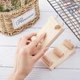 thumbnail image 3 of Natural Wood Hamster Climbing Ladder 2 Packs Hamster Ramp and Platform Guinea Pig Climbing Ladder Wood Bridge for Guinea Pig Rat Mouse Ferret Chipmunk and Other Small Animals, 3 of 7