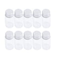 thumbnail image 1 of 20pcs 10ml Botellas de almacenamiento de vidrio Tapa de aluminio Tarros de deseo Mini botellas de vidrio Botellas transparentes, 1 of 7