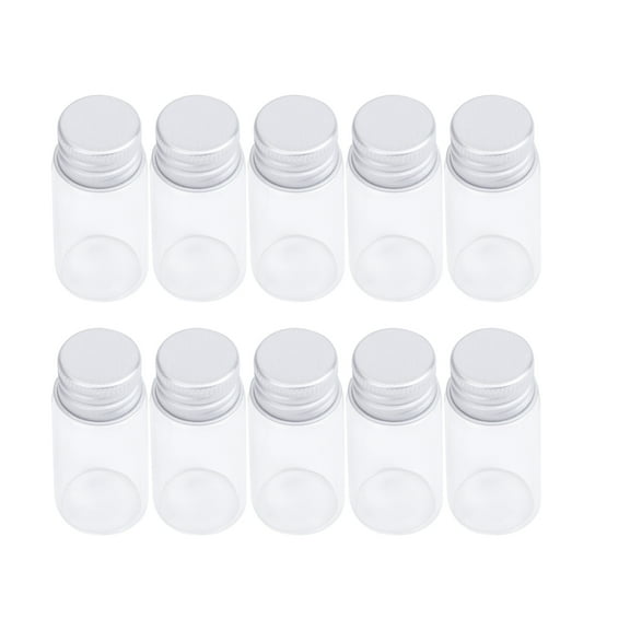 WASHWEPE Storage Bottles Glass Transparent 20Pcs 2.2x5In