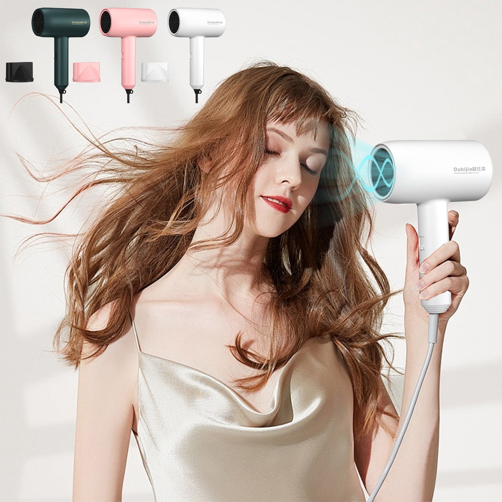 mtvxesu High-Power Hair Dryer For Home Use With Blue Light Technology - Premium Salon-Quality Blow Dryer With Hot And Cold Settings Sale