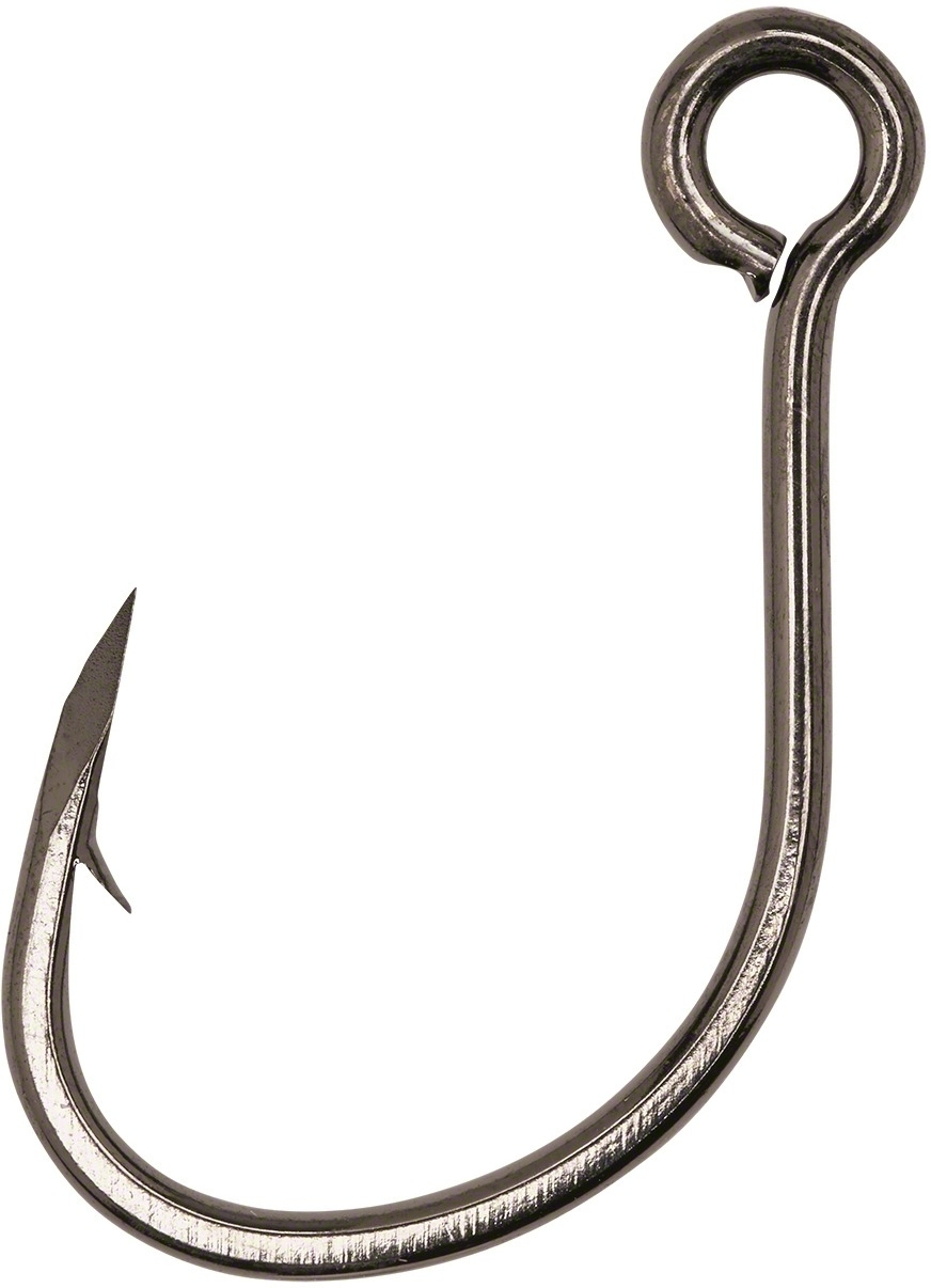 Eagle Claw TK211/0 Trokar Inline Fishing Hook Black Size 1/0 8Per Pack
