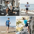 thumbnail image 5 of Men's 3 Pack Workout Shirts Dry Fit Moisture Wicking Short Sleeve Mesh Athletic T-Shirts Lightweight Athletic, 5 of 6