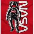 thumbnail image 2 of Retro Astronaut NASA Worm Logo Hoodie Sweatshirt Women Men Brisco Brands S, 2 of 6