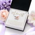 thumbnail image 3 of To My Boyfriends Mom Necklace - Boyfriends Mom Gift Interlocking Hearts Neckalce Standard Box, 3 of 3