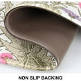 thumbnail image 5 of 2 PCS Kitchen Rugs and Mats, Floral Cushioned Anti-Fatigue Kitchen Rugs, Waterproof Non-Slip Washable Flowers Kitchen Mats for Kitchen Floor Laundry Office (17.3"x30"+17.3"x47"), 5 of 6