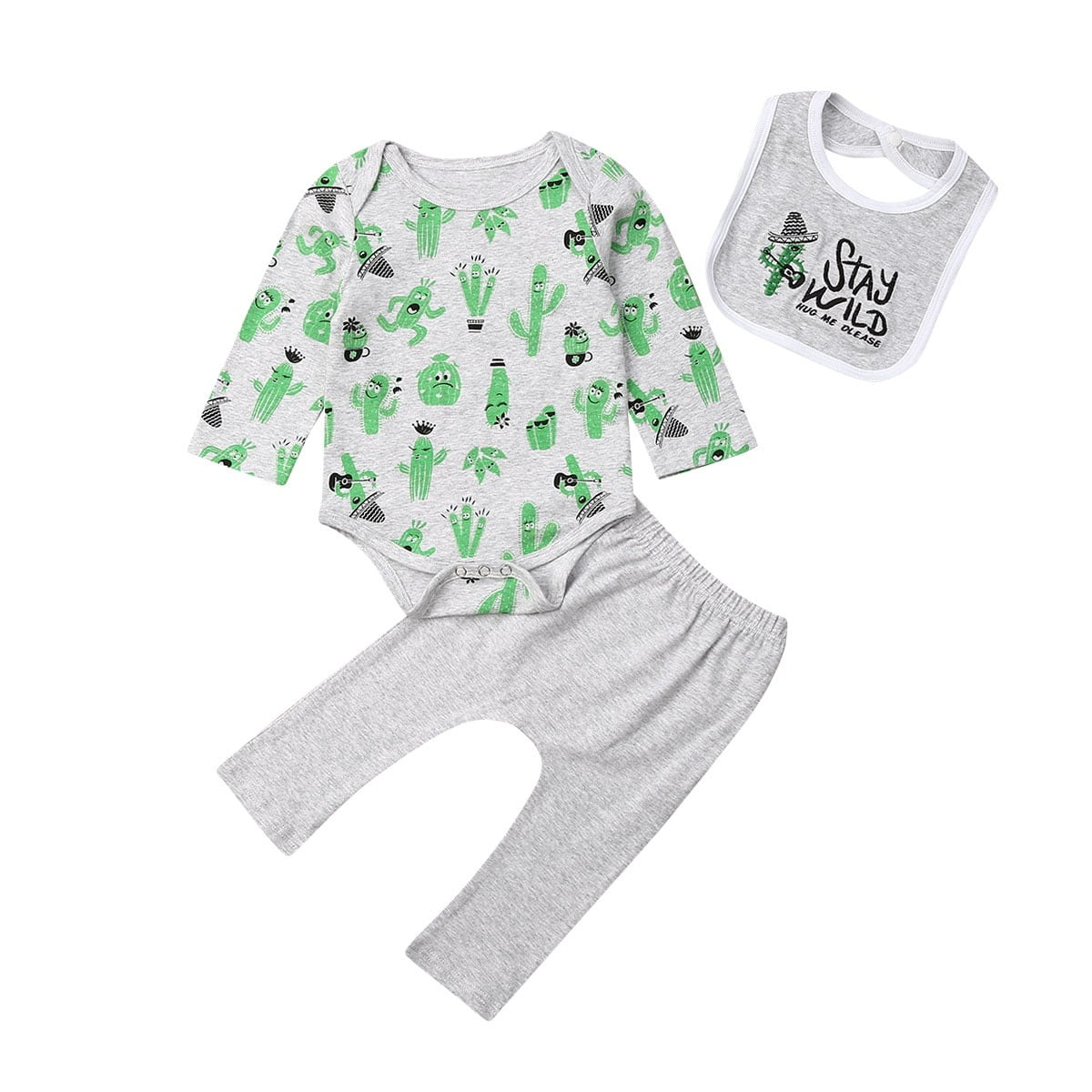 baby boy cactus outfit