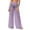 Lavender, variant on Turilly Cover Up Pants for Swimwear Women Chiffon Lightweight Sun Protection Beach Pants Wide Leg Bohemian Pants