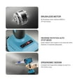 thumbnail image 3 of Pistolet Rivet Électrique Sans Fil Tournevis Sans Balais Rivet Applicable Outil de Rivetage 2.4-4.8mm pour Batterie 18V (Sans Batterie), 3 of 4