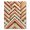 Orange, Pattern 14, variant on ODIKA 4'x6' Machine Washable Non-Slip Area Rug, Geometric Blush Pink High Traffic Rug, Pink, 970014