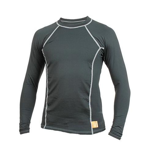 Hyperflex Polyolefin Long Sleeve 50-50 Loose Fit Rash Guard BK L by Hyperflex