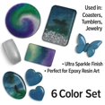 thumbnail image 3 of Set de purpurina BALTIC DAY Diamond Dust de 6 colores para resina, 3 of 9