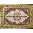 thumbnail image 1 of Ahgly Company Tapis d'Intérieur Lavables en Machine Rectangulaire Traditionnel Brun Sienne, 5' x 7', 1 of 7