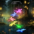 thumbnail image 3 of Solar Wind Chimes Outdoor, Color-Changing Solar Mobile Wind Chime Waterproof Solar Powered LED Hanging Lamp for Outdoor Garden Festival Decoration, 3 of 7