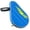 blue, variant on Table Tennis Racket Case with Compartment Padded PingPong Paddle Case PingPong Racket Holder