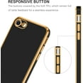 thumbnail image 5 of iPhone SE 2022 Case, iPhone SE 2020 Case, iPhone 7 Case, iPhone 8 Case, Slim Flexible Electroplated with Wristband Kickstand Holder Protective Case for iPhone SE 2022/2020/7/8-Black, 5 of 9
