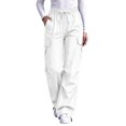 thumbnail image 4 of Kvture Women's Cargo Pants Casual Straight Wide Leg Work Pants Elastic Waisted Lightweight Loose Hiking Pant with Pockets, 4 of 8