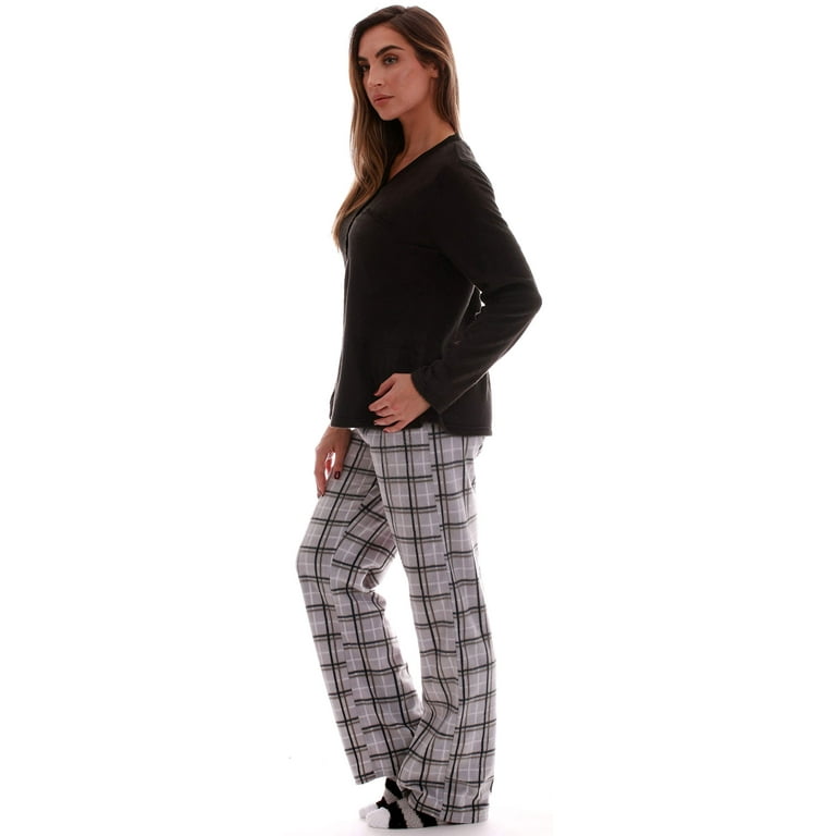 Just Love Womens Ultra-soft Pajama Pant Set With Matching Socks