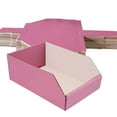 thumbnail image 2 of Ucanpack Pink Corrugated Bins 200 ECT-32 Parts Organizer Boxes, 10x12x4½" - 50 Pcs, 2 of 8