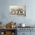 thumbnail image 2 of Rustic Farmhouse Kitchen Wall Art, Vintage Mason Jar and Wildflower Canvas Prints, Country Kitchen Wall Decor for Dining Room, Living Room, Restaurant and Home, 2 of 5