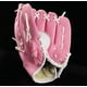 thumbnail image 5 of Guante de béisbol para deportes al aire libre, equipo de práctica de Softbol, guantes de lanzador de campo, guante de Softbol de PU rosa, 1 Uds., 5 of 5