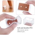 thumbnail image 3 of Juego de 16 tapas rectangulares antideslizantes de PVC para patas de sillas y muebles, 3 of 5