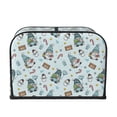 thumbnail image 2 of Haiem Winter Wonderland Light Blue Print Toaster Covers 4 Slice Wide Slot,Bread Dust Cover & Fingerprint Protection,Bread Machine Cover,Appliance Covers, 2 of 7