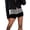 C-Black2, variant on DHFJKG Womens Micro Shorts Low Rise Patchwork Leopard Streetwear Slim Fit Hot Pants Rave Party Nightclub Wear