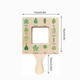 thumbnail image 2 of EIMELI Nature Guide Finder  Wooden Nature Guide Finder  New Double Sided Wooden Nature Viewfinder  Leaf Finder  Cloud Viewer  Leaf Cloud Identification Guide, 2 of 6