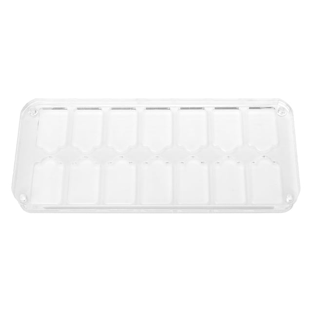 Estuche para tarjetas de juego Caja de almacenamiento de juegos de acrílico transparente con 14 ranuras para interruptor para Lite Crystal Box