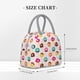 thumbnail image 2 of Fotbe Donut Bolsa de Almuerzo con Estampado, Lonchera Aislada, Contenedor de Comida Reutilizable Tipo Cooler a Prueba de Fugas, 2 of 6