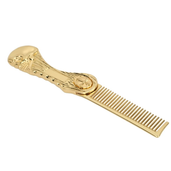 Peine plegable BuyWeekMX de zinc para barba y cabello portátil