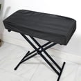 thumbnail image 2 of Miangastore 1 Pc Concise-style Piano Keyboard Cloth Comfortable Piano Keyboard Cover (Grey), 2 of 8