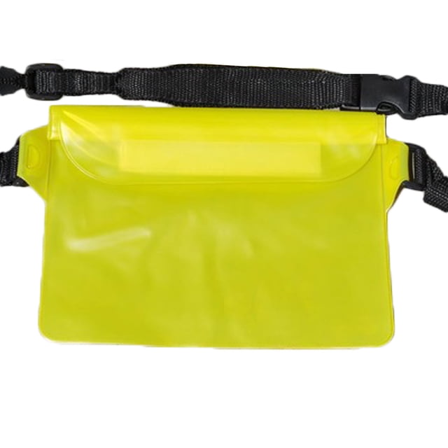 EGNMCR Organisateurs et Rangement de Garde-Robe, Malles de Rangement et Sac Pochette de Bain en PVC avec Sangle de Taille pour Objets de Valeur Sécuritaire Imperméable