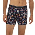 thumbnail image 2 of Men'S Boxer Briefs, Mushroom Doodle Soft And Breathable Mens Underwear Boxer Briefs With Widen Waist, 2 of 2