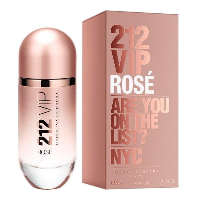 Perfume Carolina Herrera 212 Vip Rose Dama Eau Parfum 80 ml