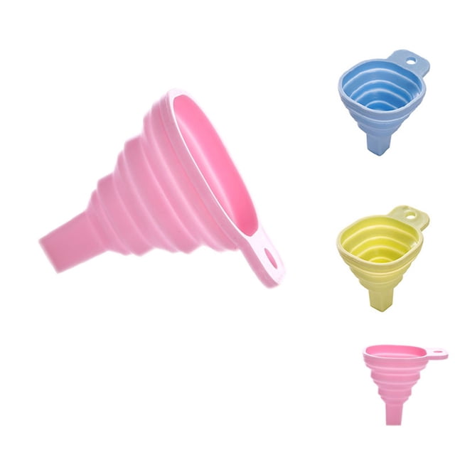 yingyy Mini Entonnoir Pliable TPR pour Sauce Soja Boisson Entonnoir Pliable Trémie Outils de Cuisine