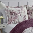 thumbnail image 2 of Cedar Court Sicilly Mauve Ultra 3-Piece Plush/Sherpa Comforter Set - King, 2 of 5