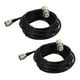 thumbnail image 1 of 2X 16 Pies RG58 PL259 UHF Una SO239 Conectores para Radio de Coche Cable de Montaje de Antena Móvil, 1 of 5