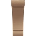 thumbnail image 2 of 2"W x 4"D x 6"H Classic Olympic Rough Cedar Woodgrain TimberThane Corbel, Primed Tan, 2 of 6