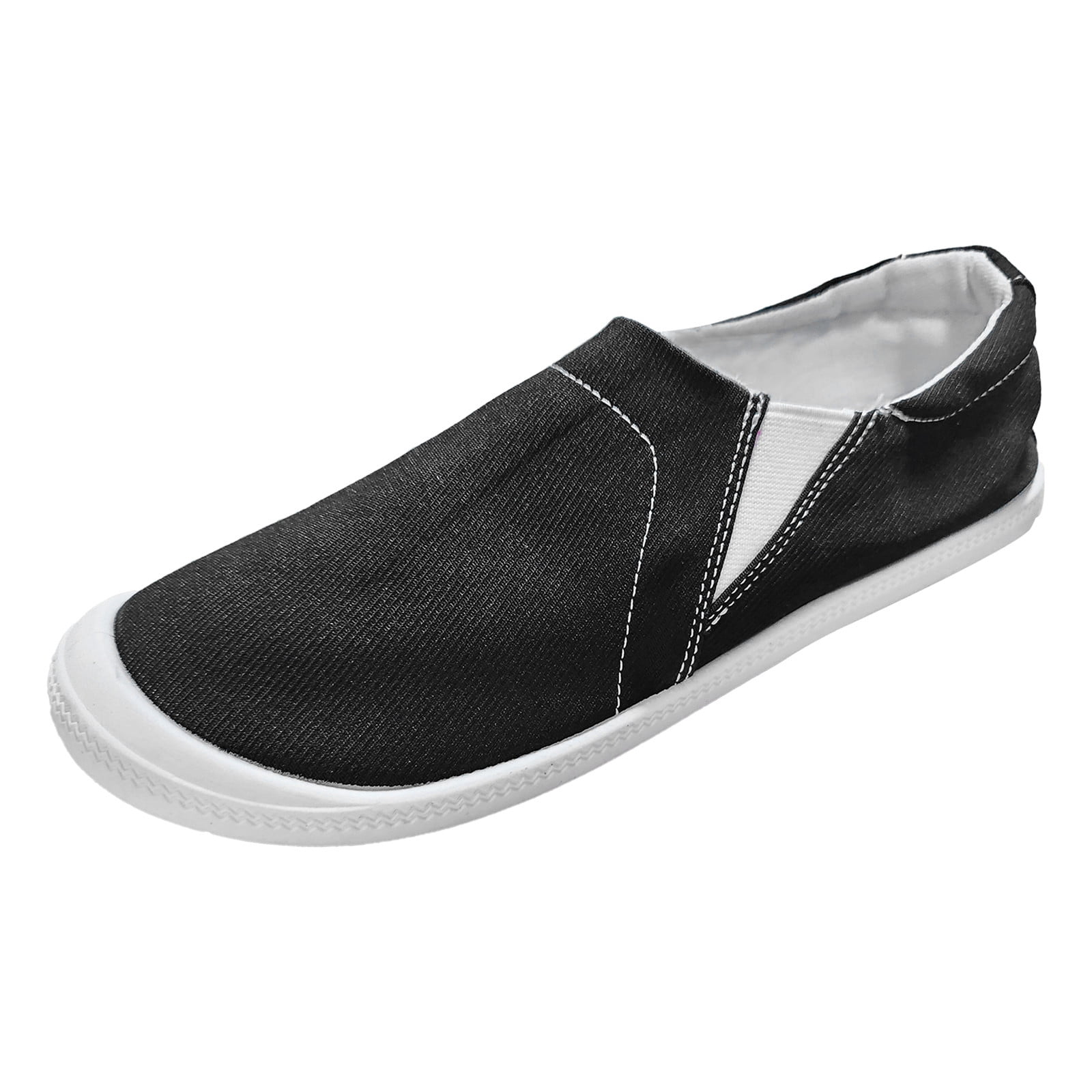 nsendm Women Shoes Adult Female Business Casual Shoes Women Wide Leisure Women s Four Seasons Solid Non Slip Flat Round Toe Shoes Womens Casual